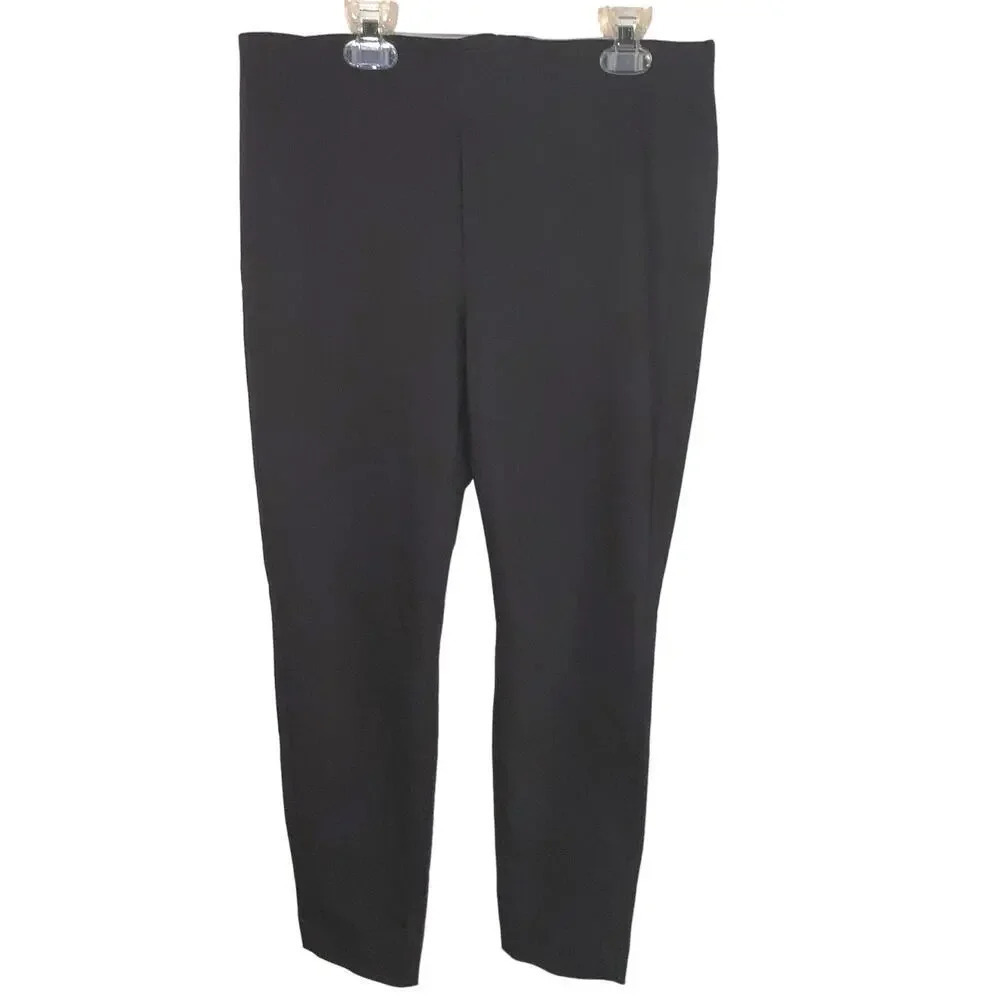 ECRU, Springfield 6, wideband waist minimalist‎ ponte knit ankle career pant